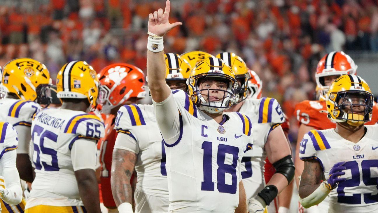 LSU finishes five games in the opening of the line that has lost, crosses Clemso...