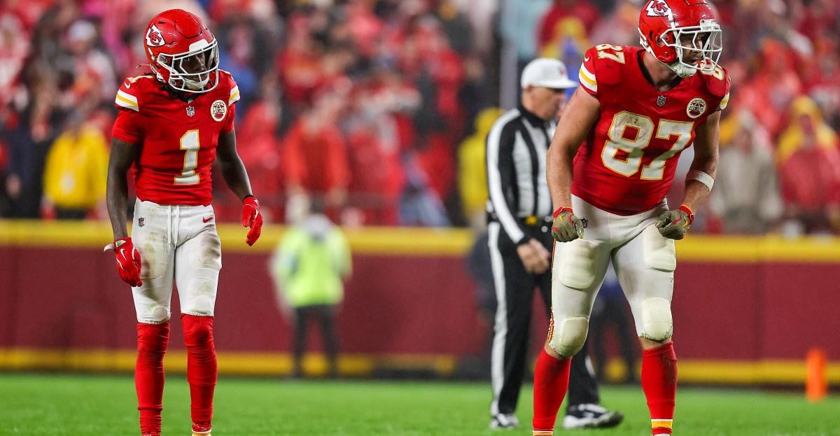 TAKE: Travis Kelce has been charged with injuriesPride title axis
