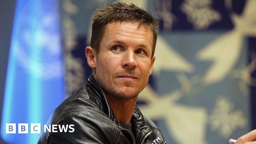 Felix Baumgartner jumps from the edge of space