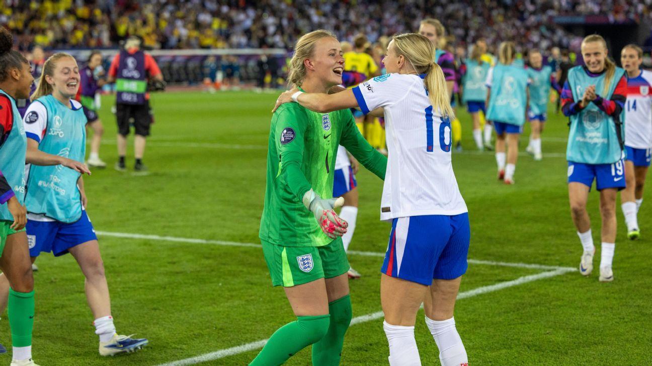 Hampton Difference in a Bisarr Shootout but England needed super subjects to beat Sweden -