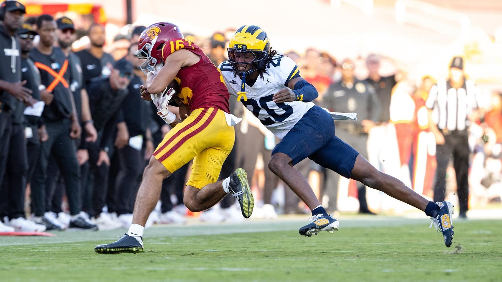 Postal Notes: USC 31, # 15 Michigan 13 - University of Michlytic