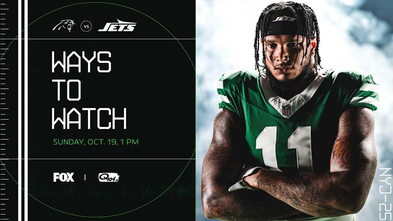 New York Jets vs Carolina Panthers How to watch, listen and watch