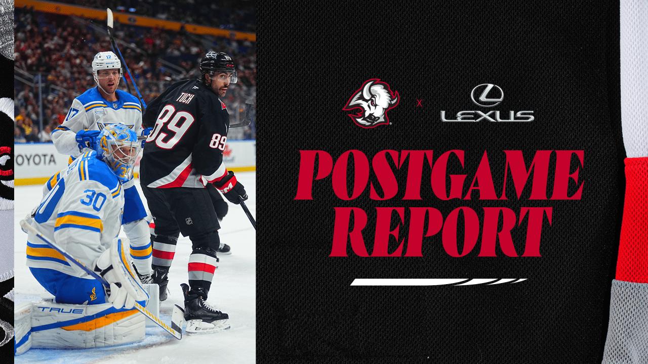 Cybers have been unable to create the chances of losing to blues |Buffalo Sabers