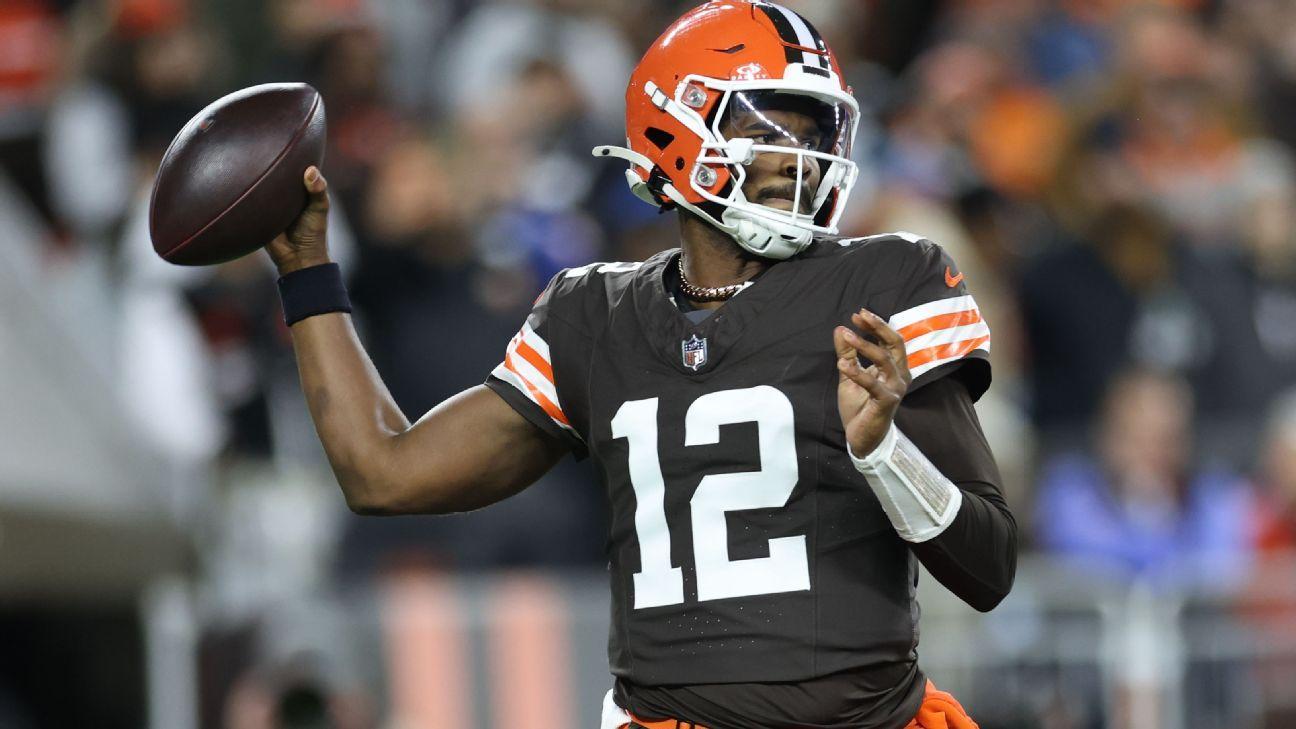 Browns QB Shedeur Sanders will make first NFL start, coach says
