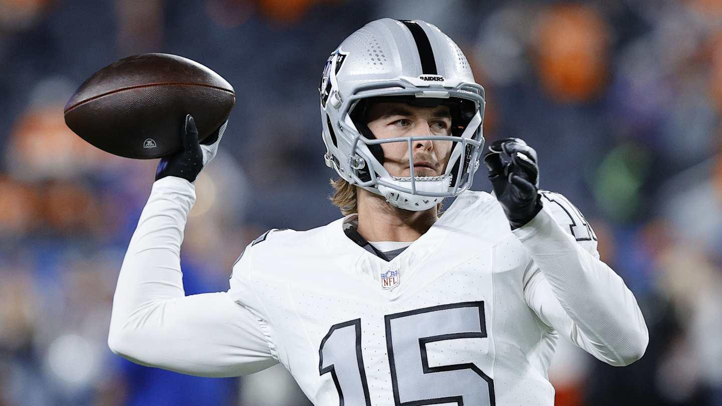 Kenny Pickett was expected to start for the Raiders against his former team, the Eagles