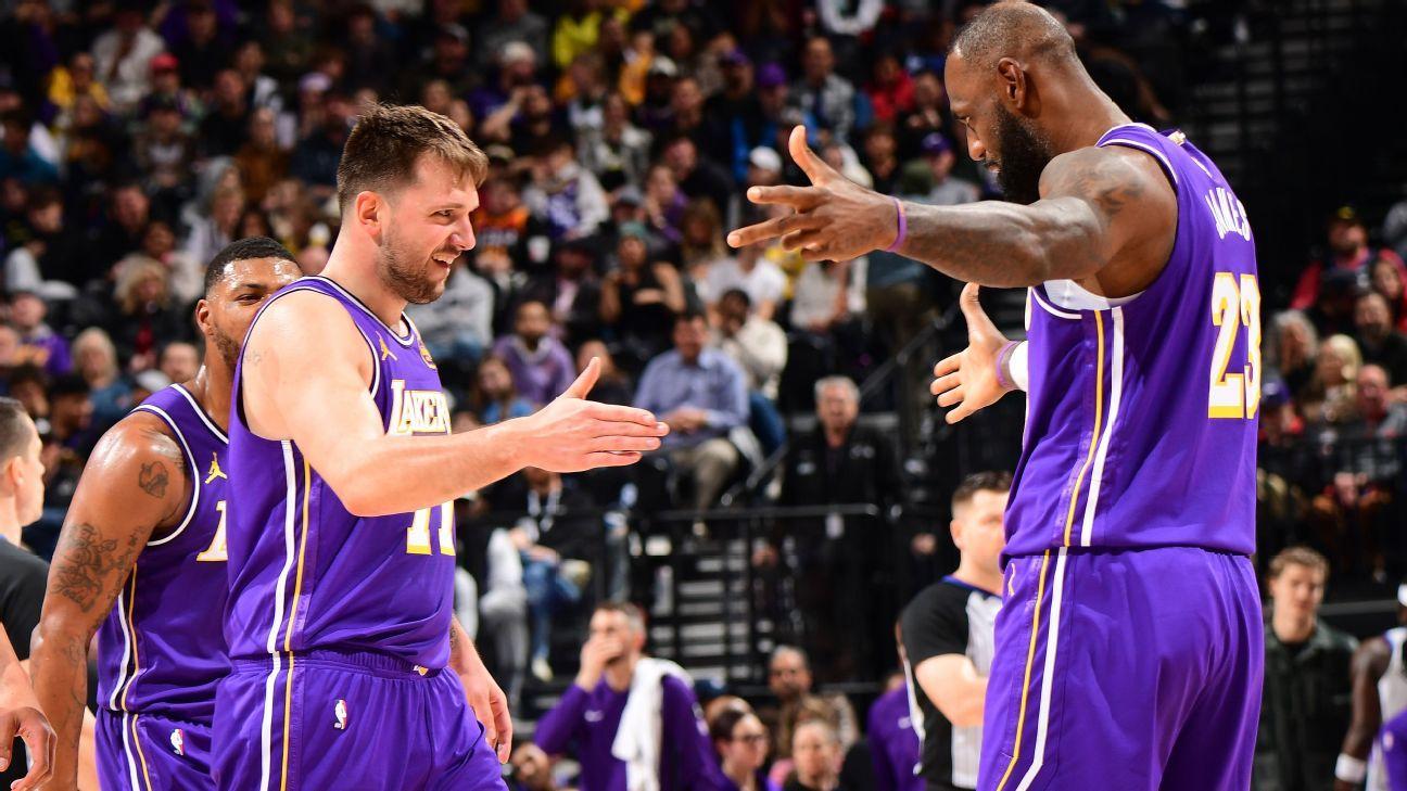 Doncic leads Lakers, holes in triple-double points with 45 -